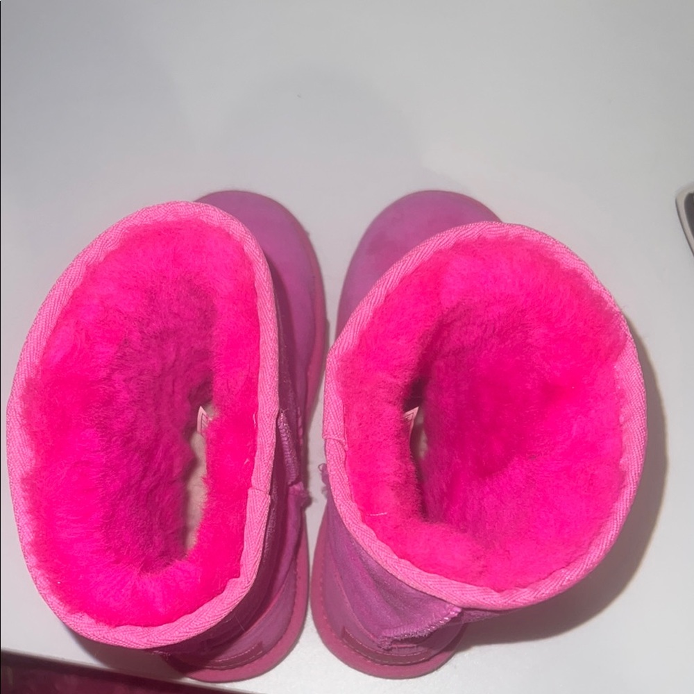 Pink Shearling Boots - Picture 4 of 4